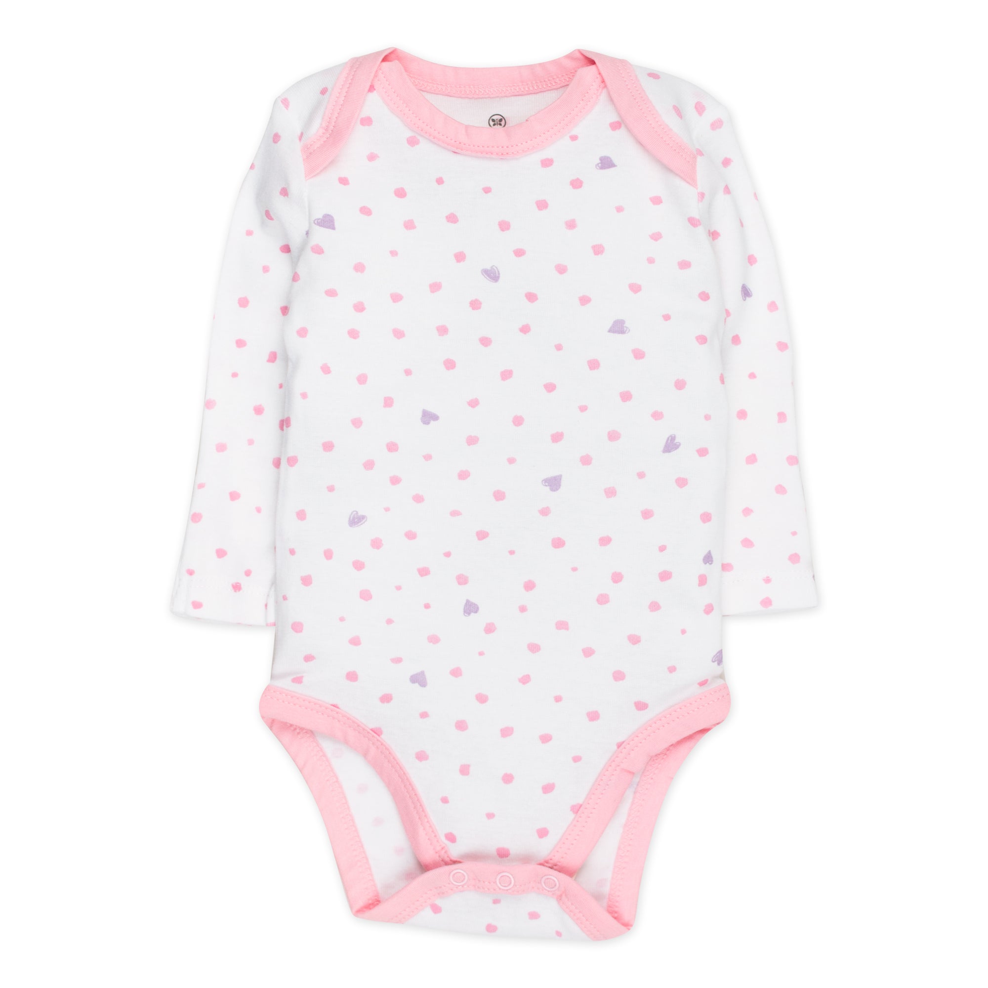 5-Pack Organic Cotton Long Sleeve Bodysuits
