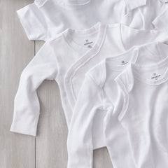3-Pack Organic Cotton Long Sleeve Side-Snap tops