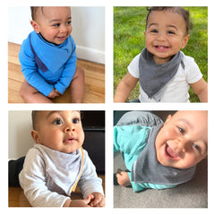 Multipack Organic Cotton Reversible Bandana Bibs