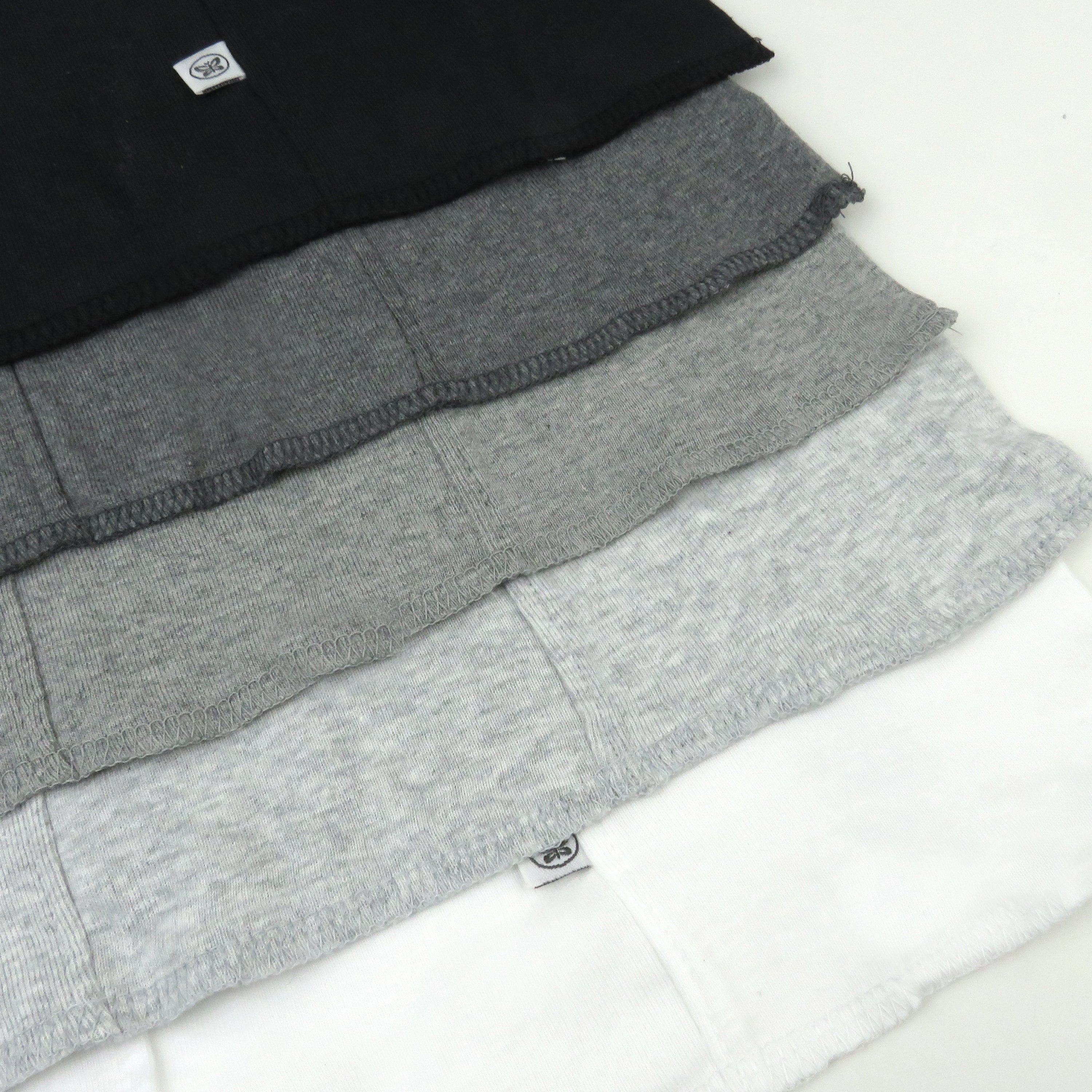 5-Pack Organic Cotton Knit Tri-fold Burp Cloths