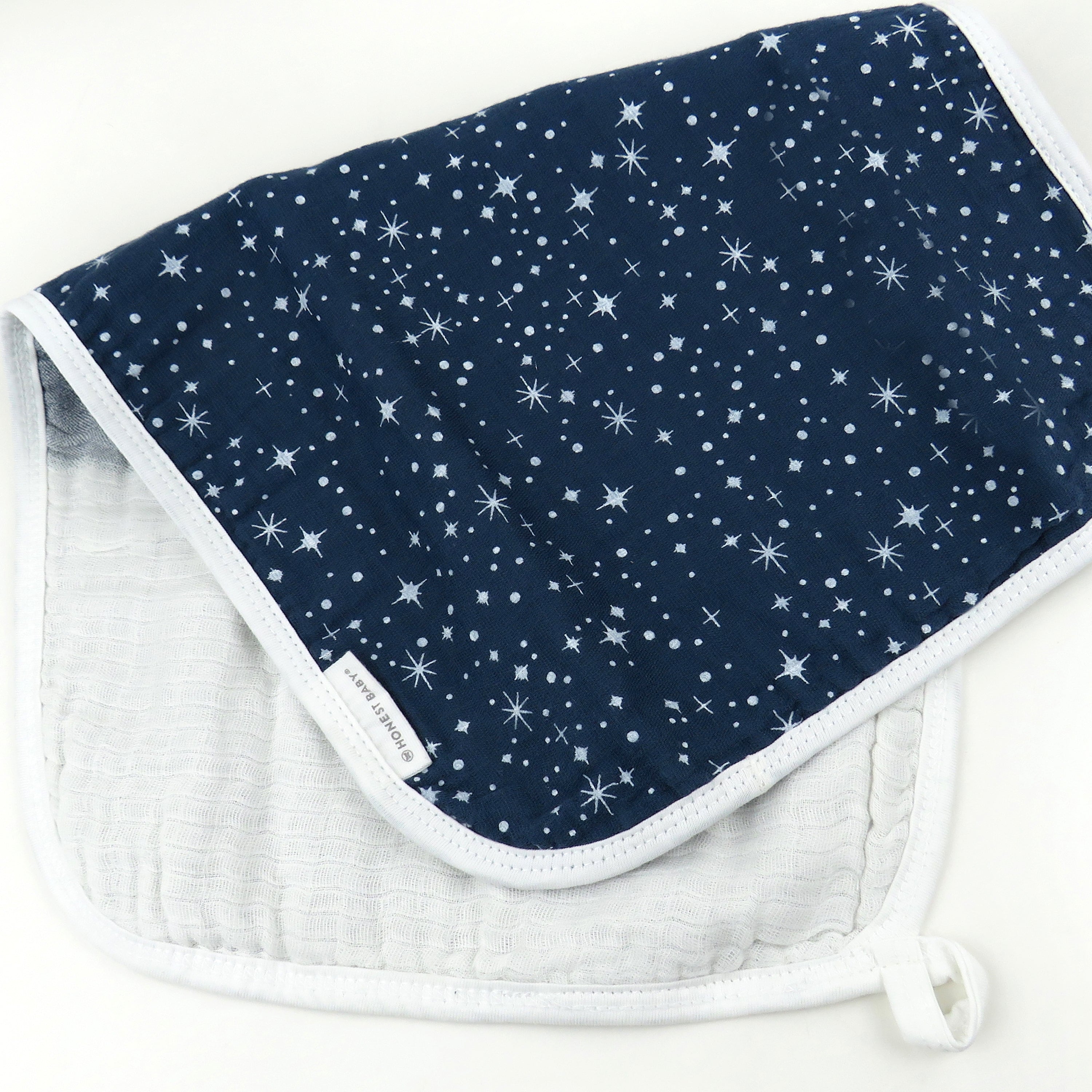 5-Pack Organic Cotton Multi-layer Woven Burp Cloths