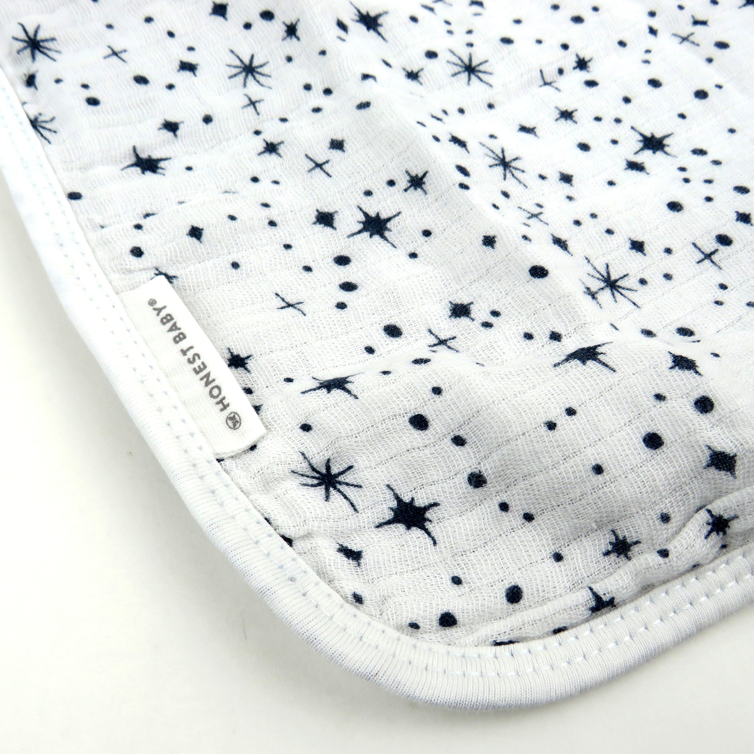 5-Pack Organic Cotton Multi-layer Woven Burp Cloths