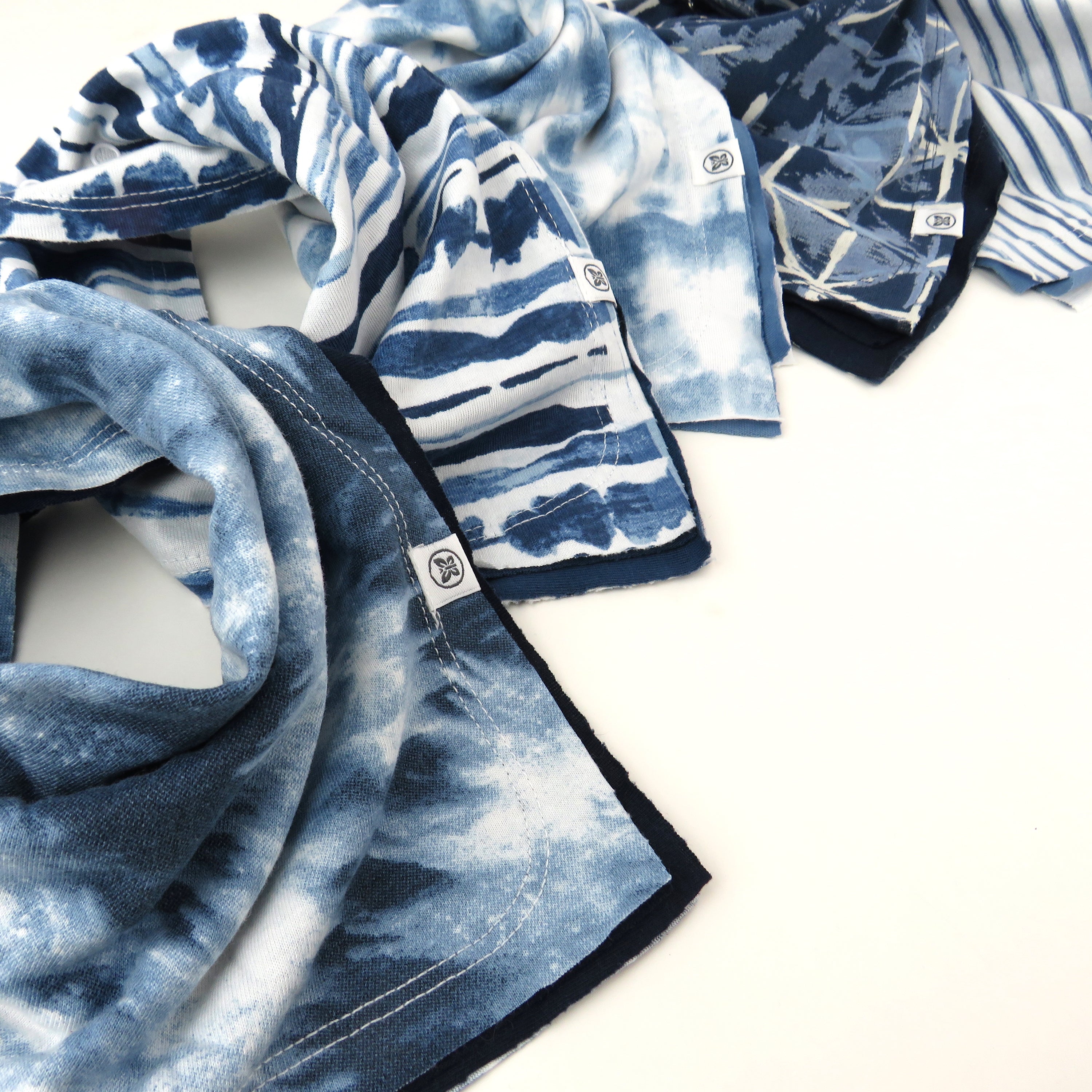 Multipack Organic Cotton Reversible Bandana Bibs