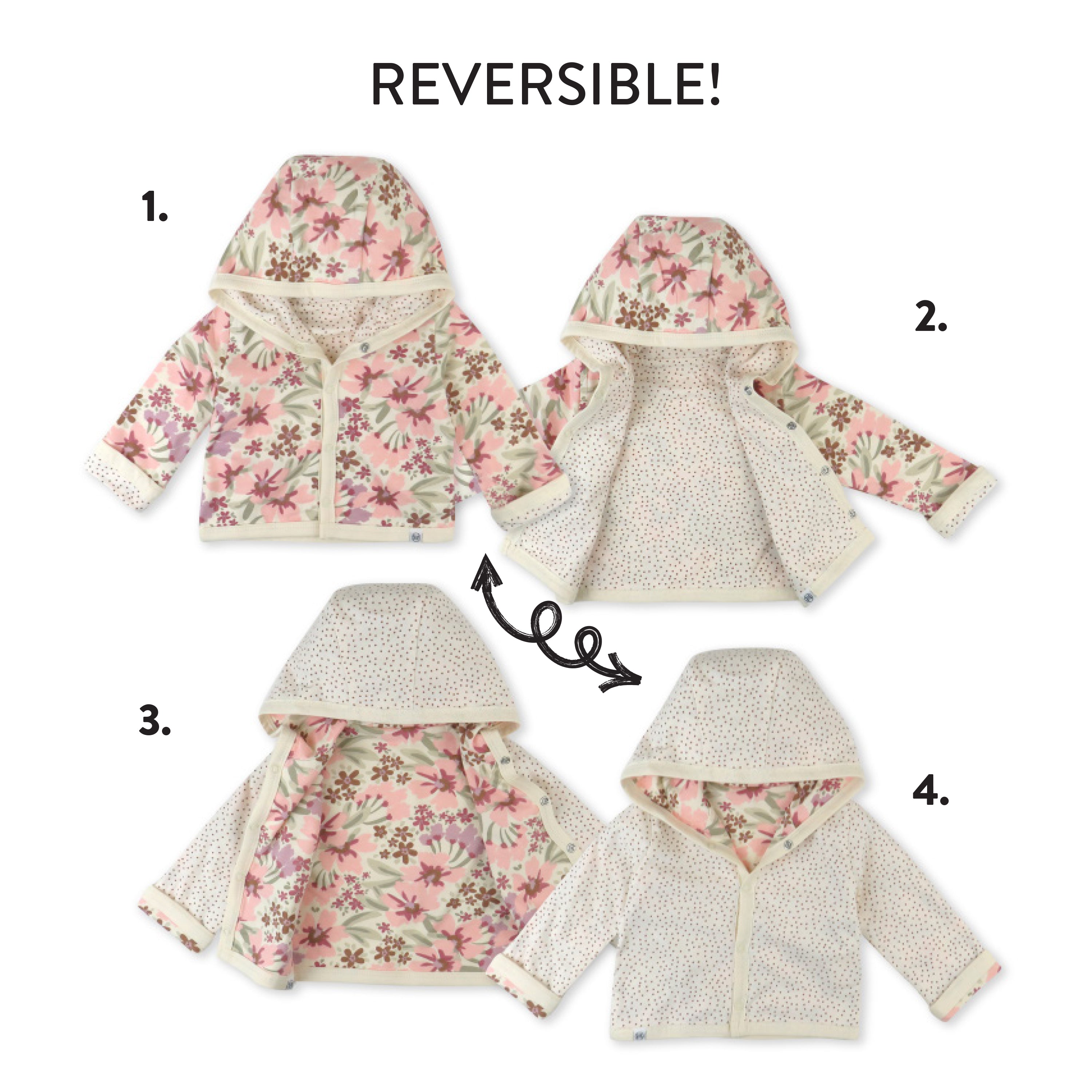 Organic Cotton Reversible Hoodie