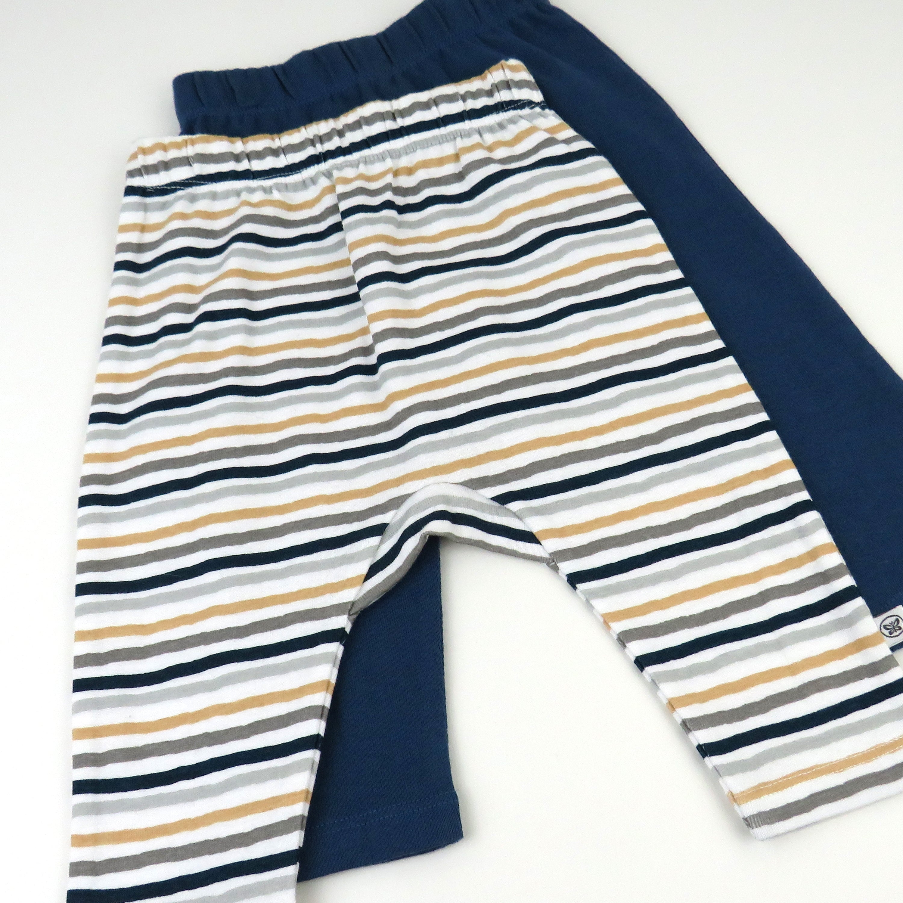 2-Pack Organic Cotton Harem Pants