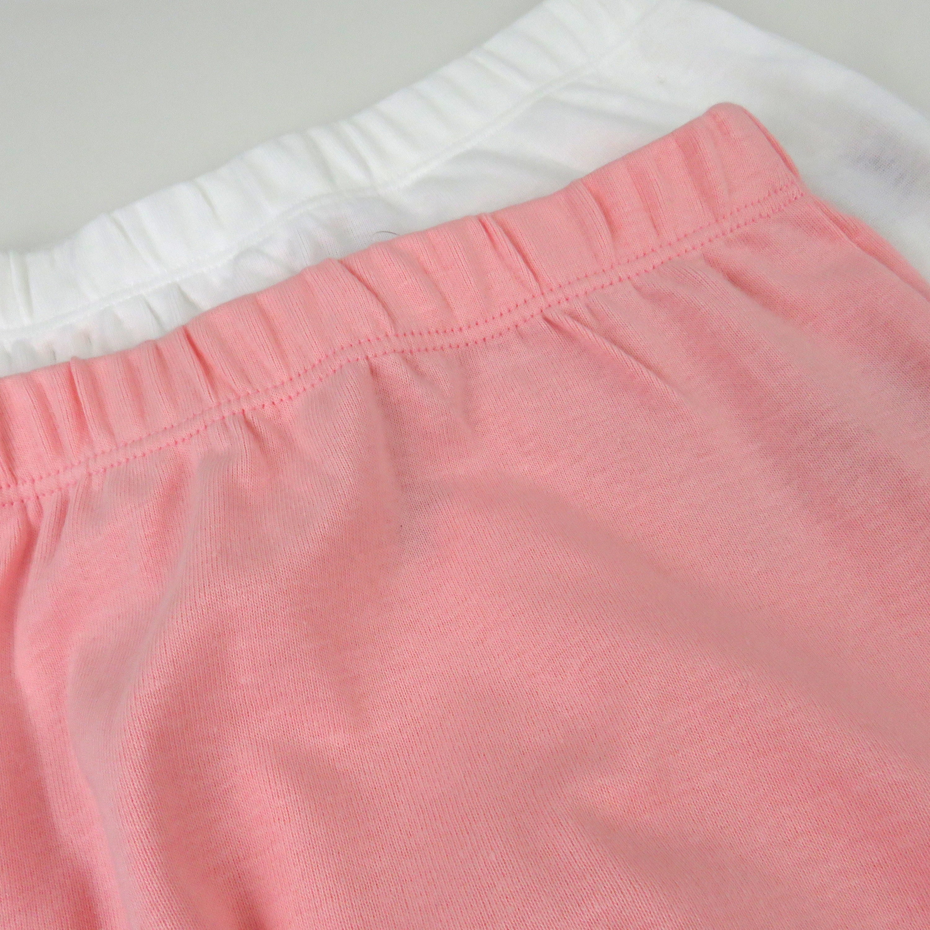2-Pack Organic Cotton Footed Pants