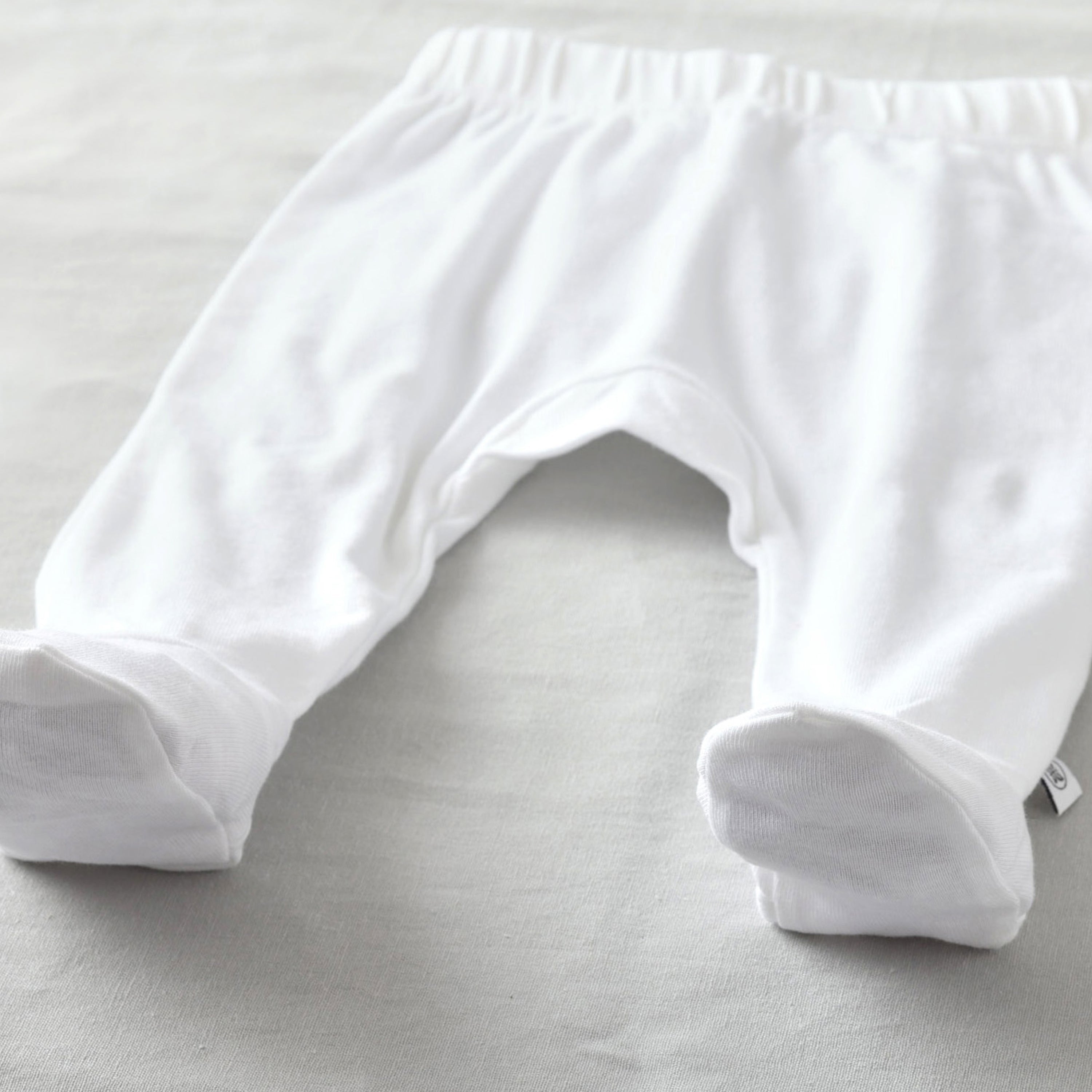 2-Pack Organic Cotton Footed Pants