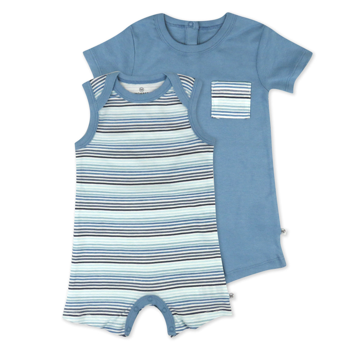 Organic Cotton Jumpsuit Romper Set