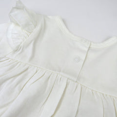 Long Sleeve Ruffle Shoulder Top with Bloomer Set
