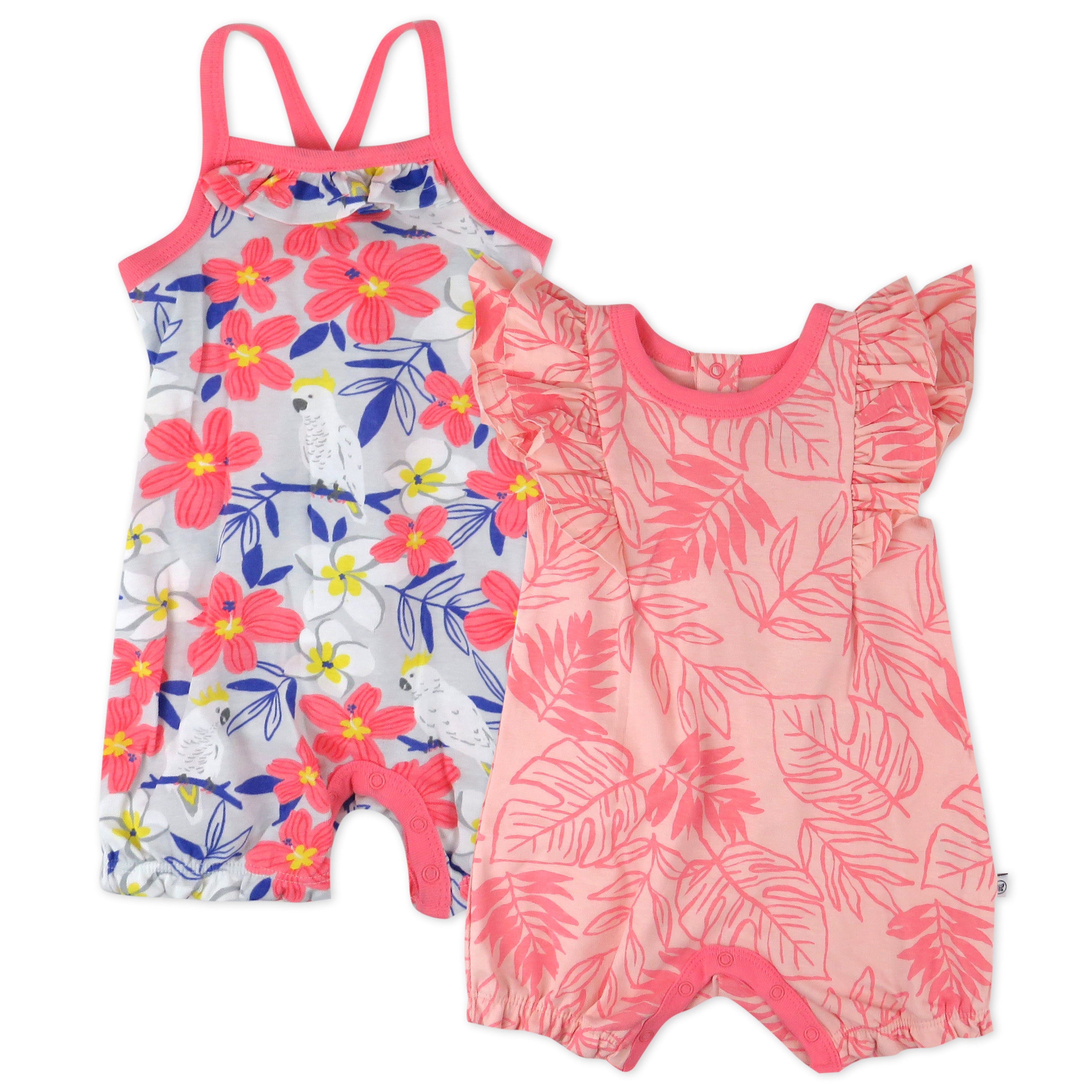 Organic Cotton Jumpsuit Romper Set