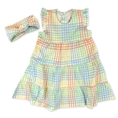 2 Piece Dress and Headband Set