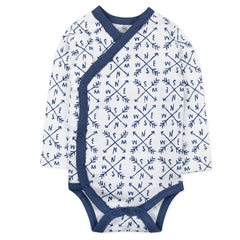 3-Pack Organic Cotton Long Sleeve Side-Snap Bodysuits