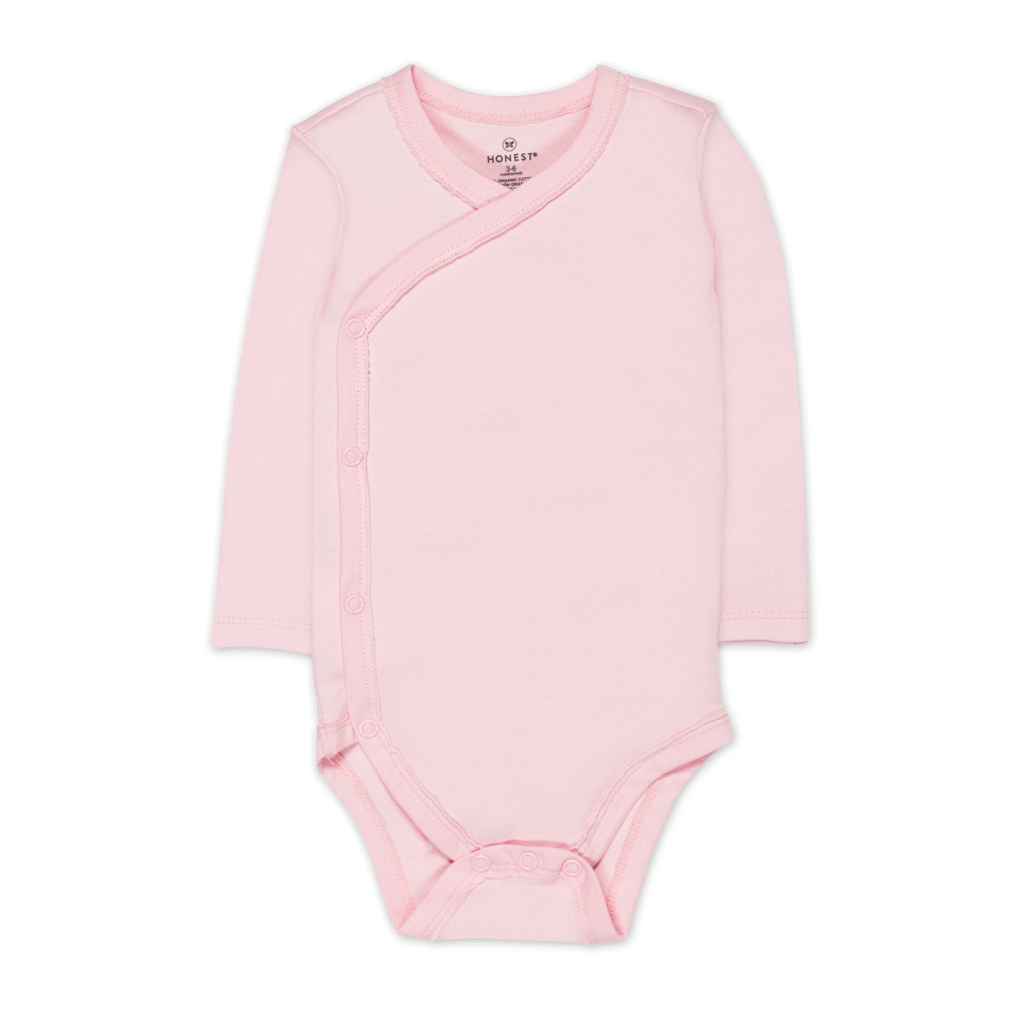 3-Pack Organic Cotton Long Sleeve Side-Snap Bodysuits