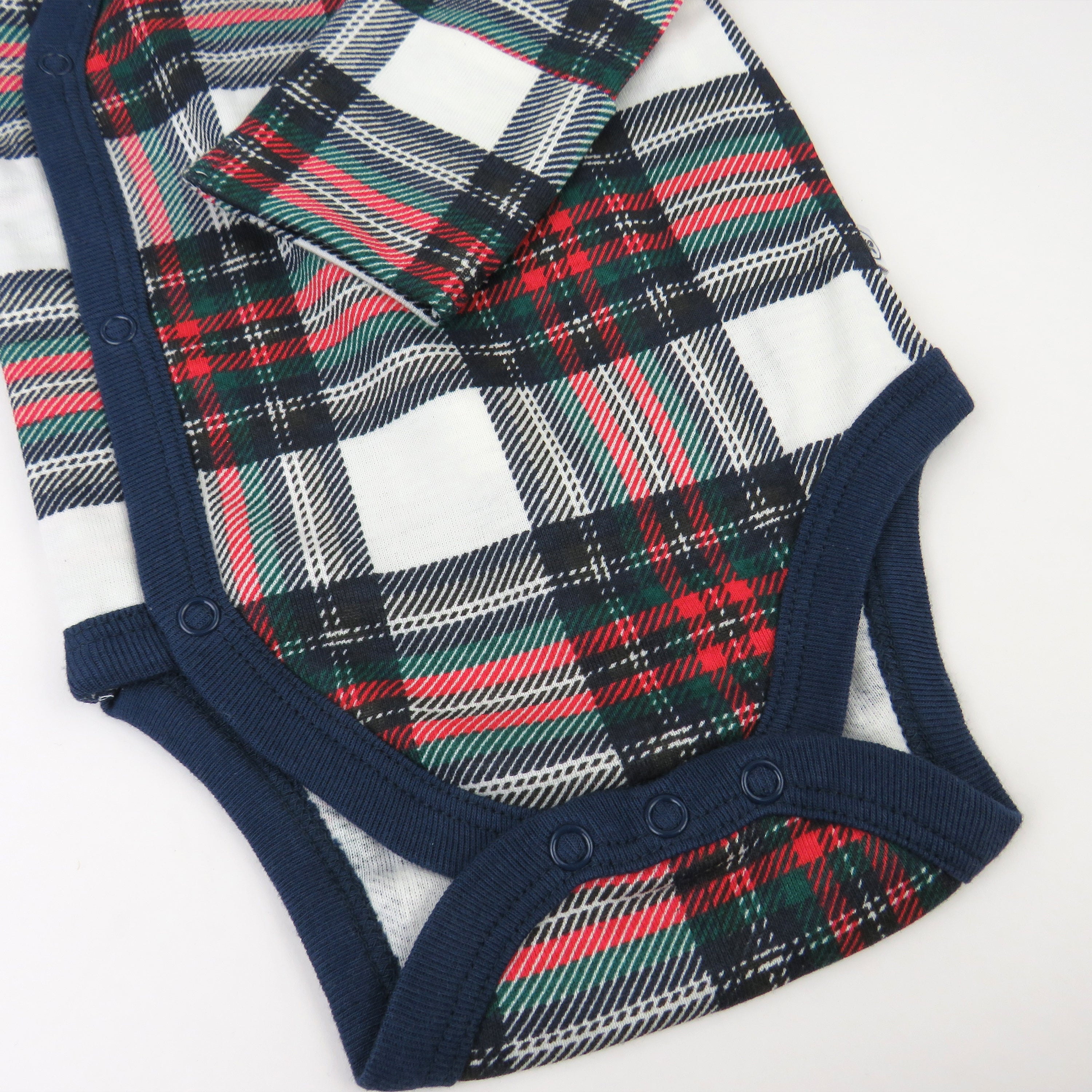 3-Pack Organic Cotton Long Sleeve Side-Snap Bodysuits