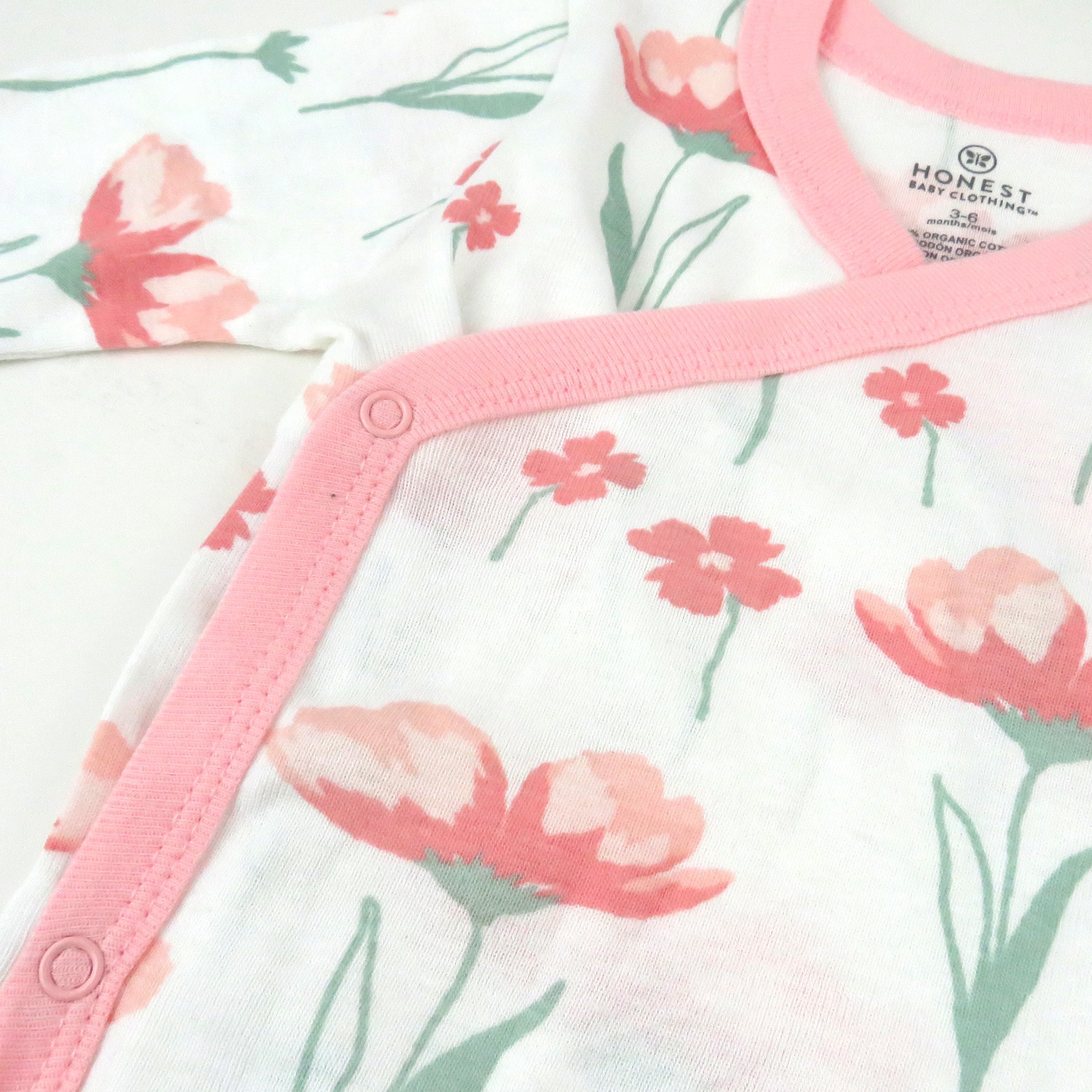 3-Pack Organic Cotton Long Sleeve Side-Snap Bodysuits