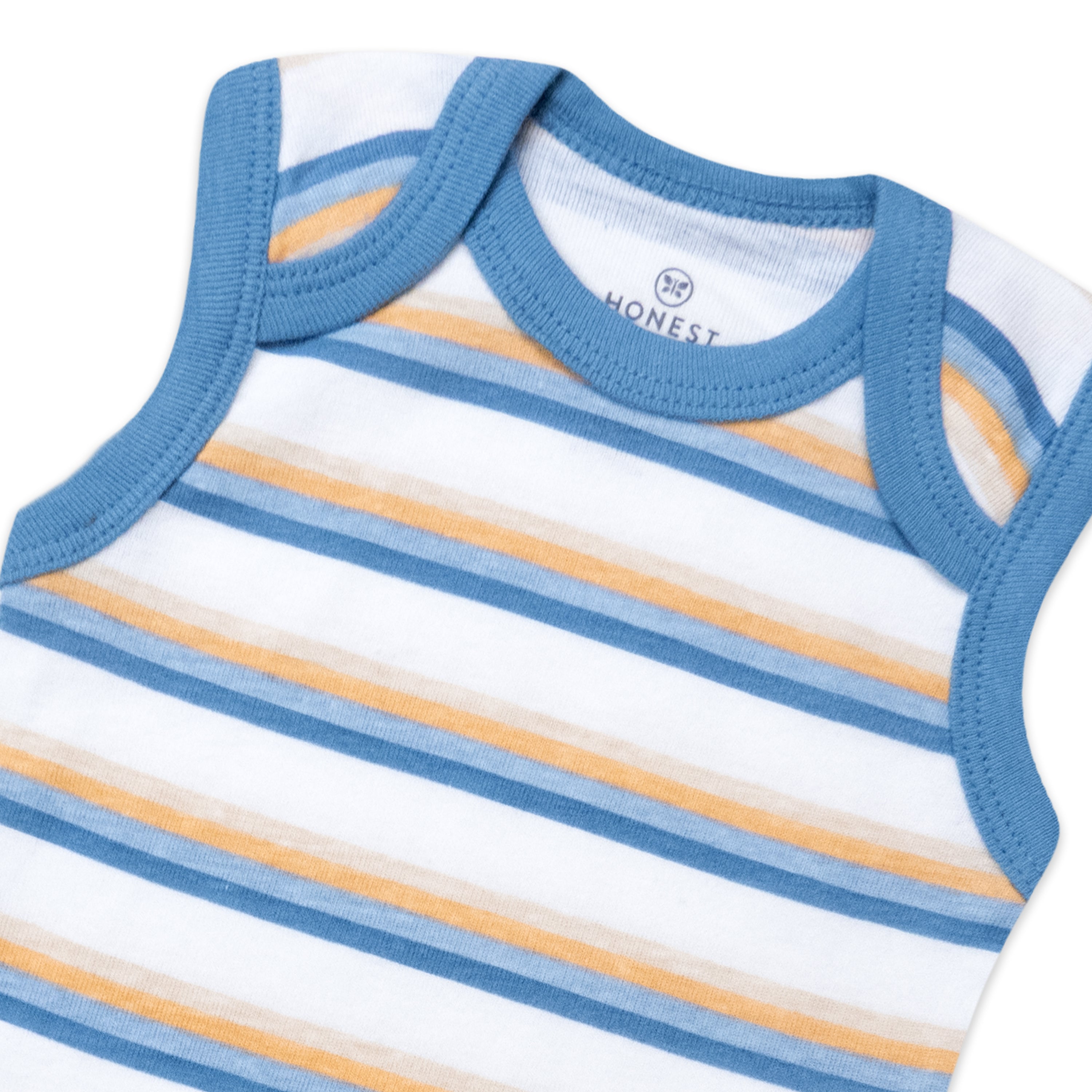 5-Pack Organic Cotton Sleeveless Bodysuits
