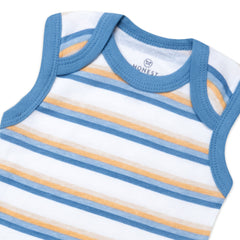 5-Pack Organic Cotton Sleeveless Bodysuits