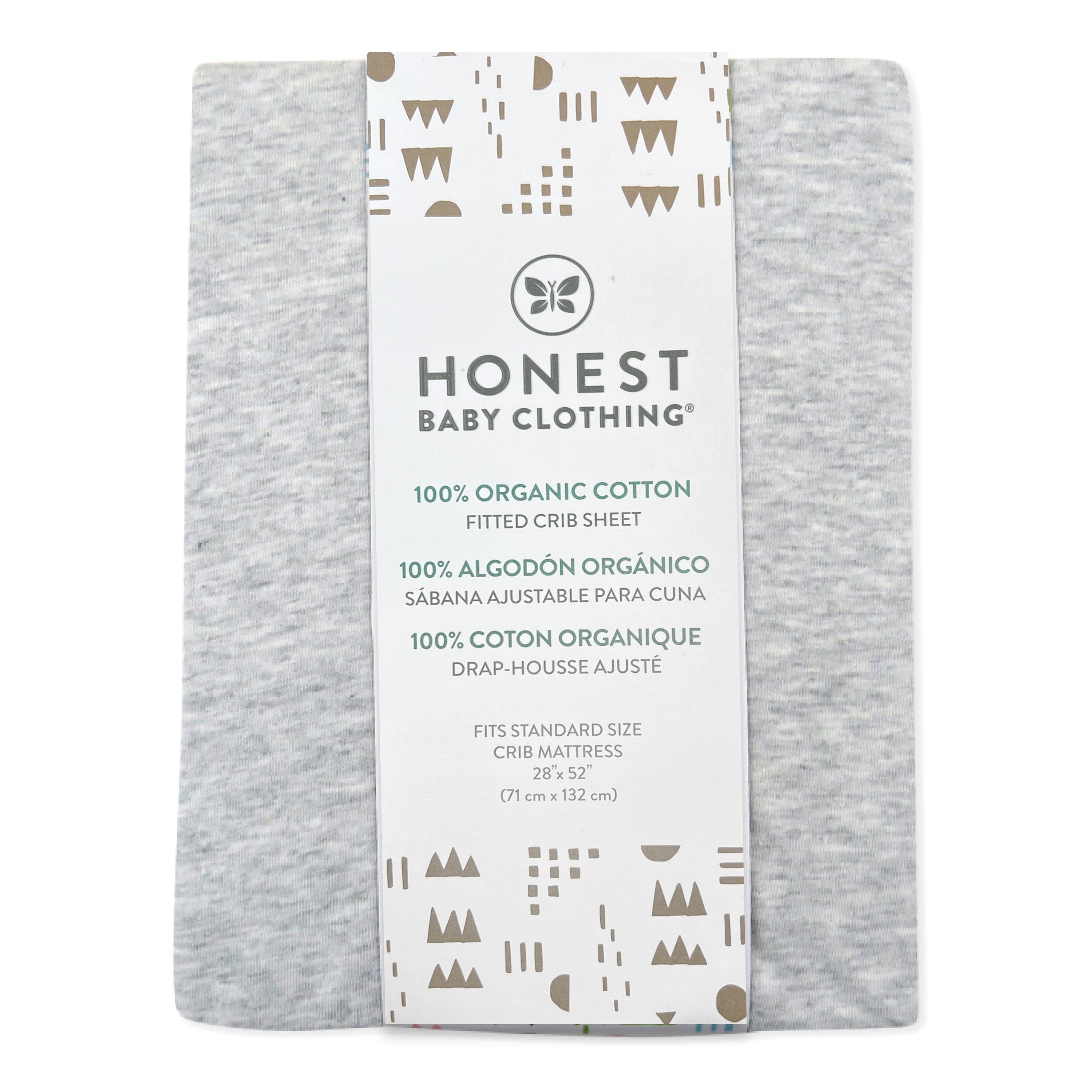 Organic Cotton Fitted Crib Sheet