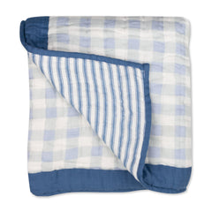 Organic Cotton Hand-Quilted Blanket