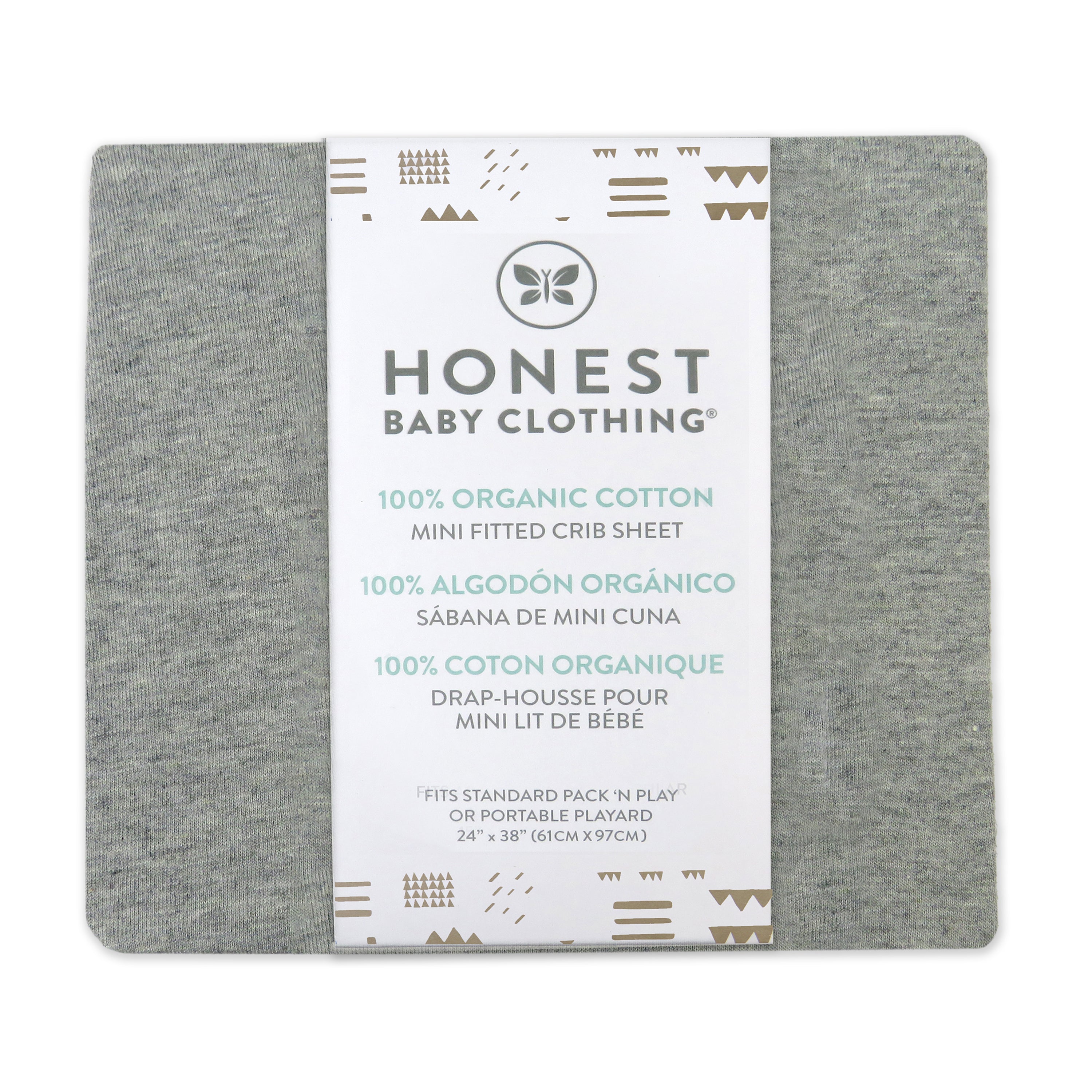 Organic Cotton Mini Crib Sheet