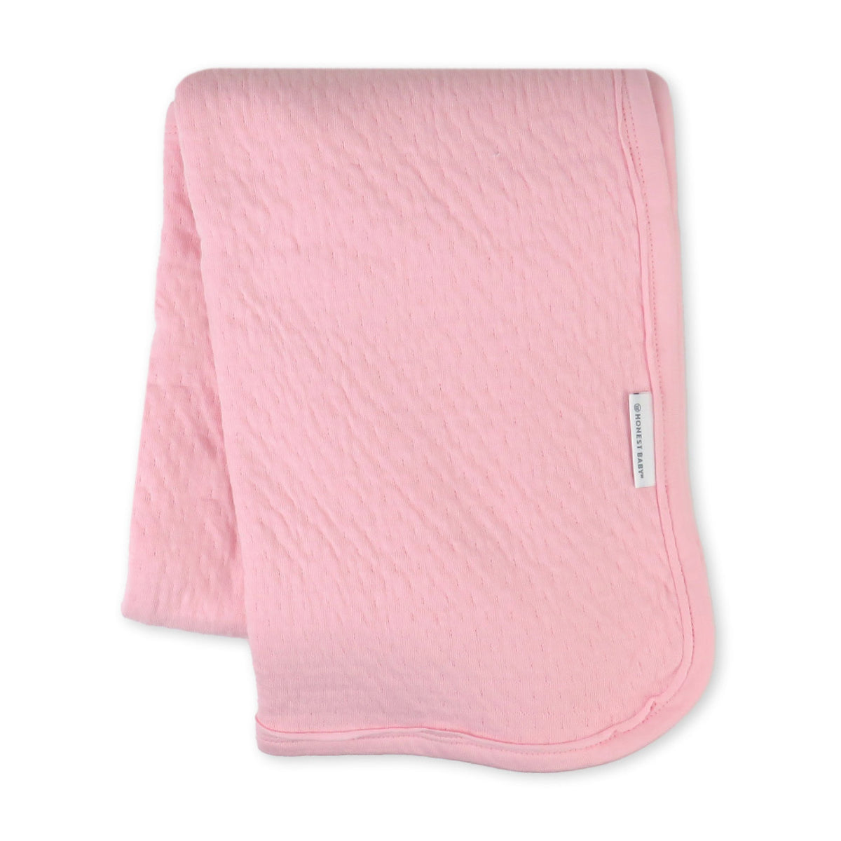 Organic Cotton Matelassé Receiving Blanket
