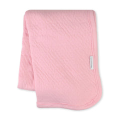 Organic Cotton Matelassé Receiving Blanket
