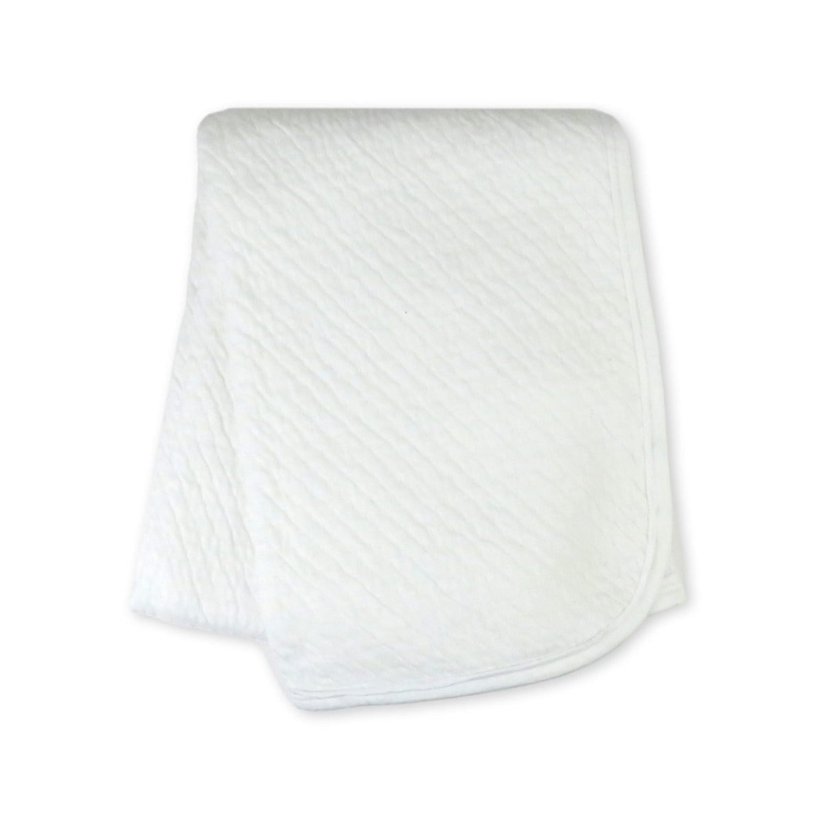 Organic Cotton Matelassé Receiving Blanket