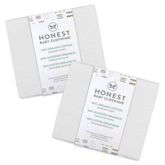 2-Pack Organic Cotton Bassinet Sheets
