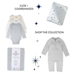 2-Piece Knit Stroller Blanket and Baby Hat