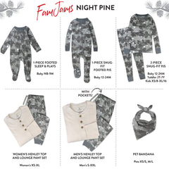 Organic Cotton Holiday Matching Family Pajamas
