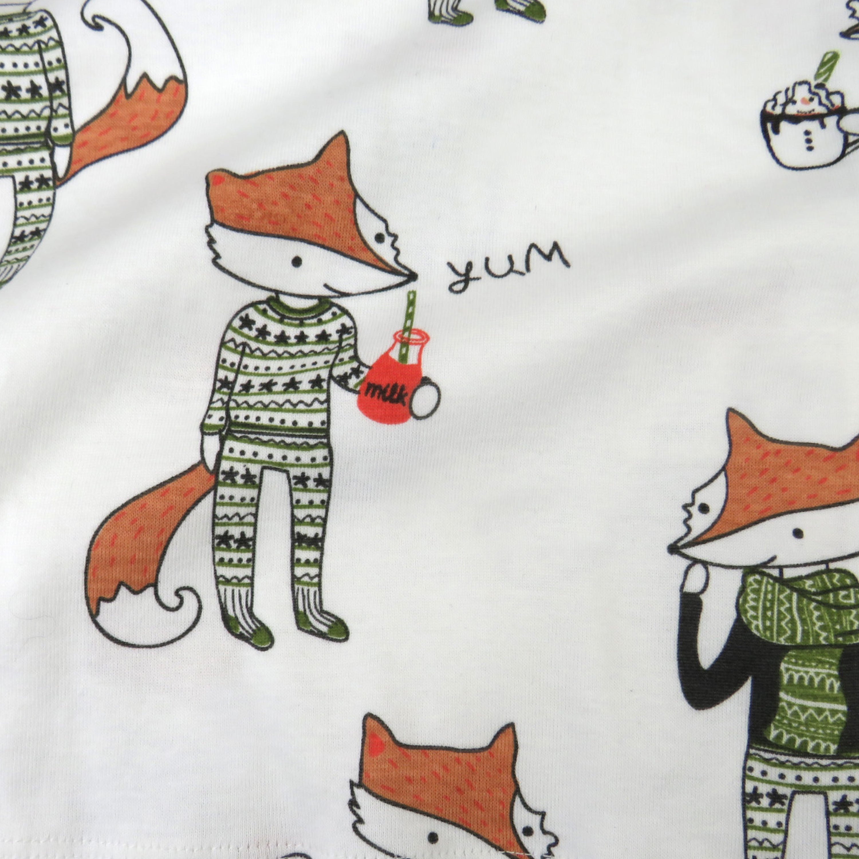 Organic Cotton Holiday Matching Family Pajamas