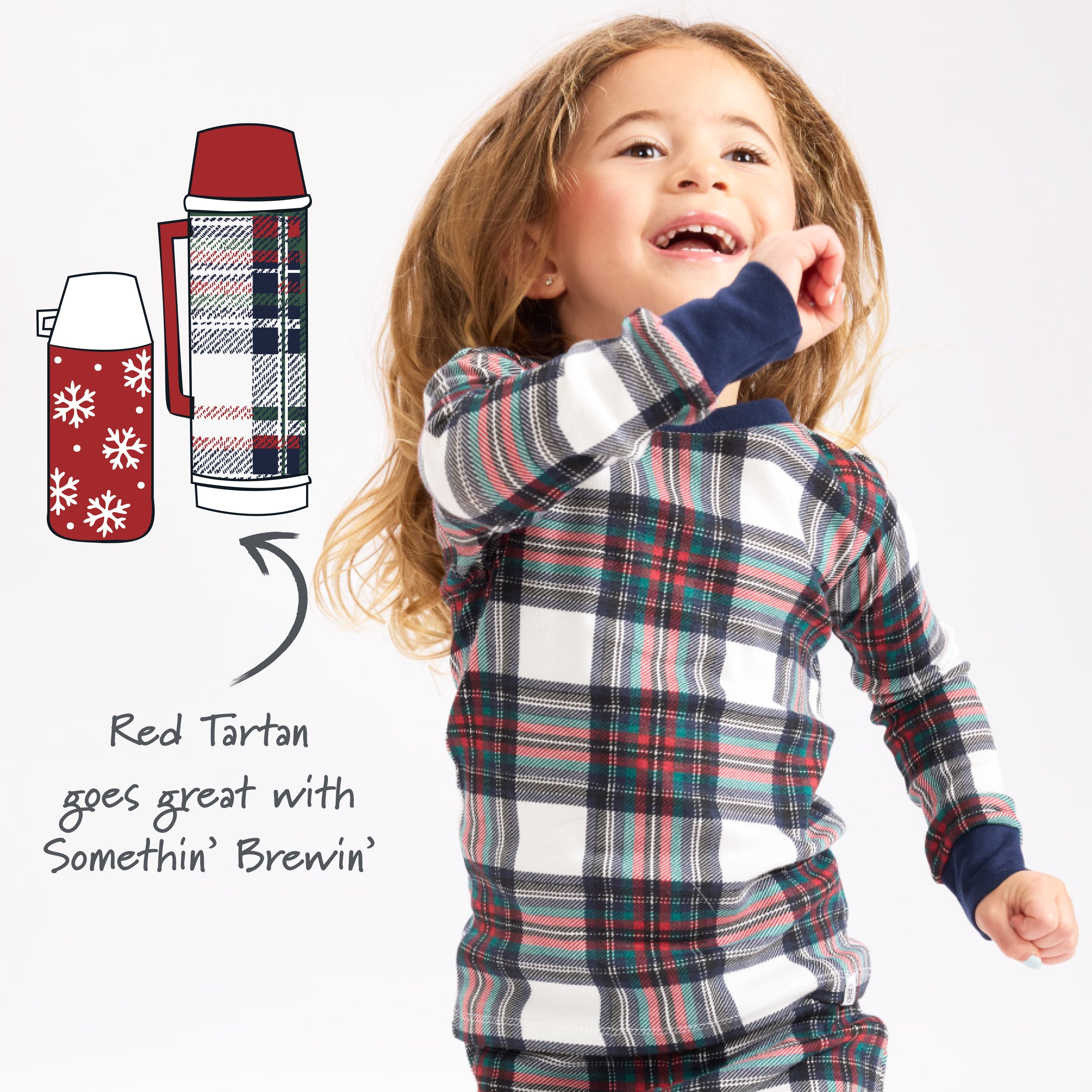 Organic Cotton Holiday Matching Family Pajamas