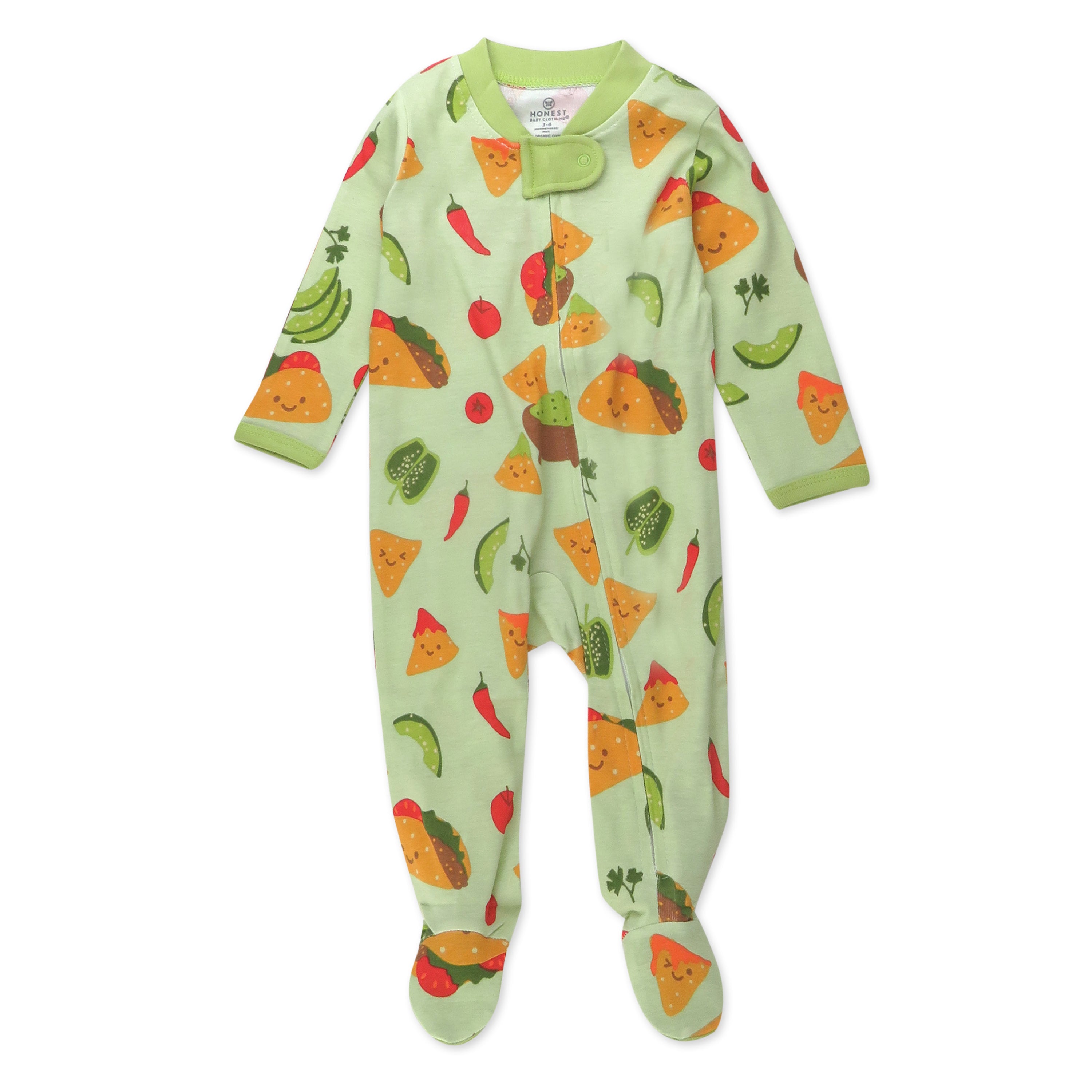 Organic Cotton Fun Foods Pajamas For Babies & Toddlers