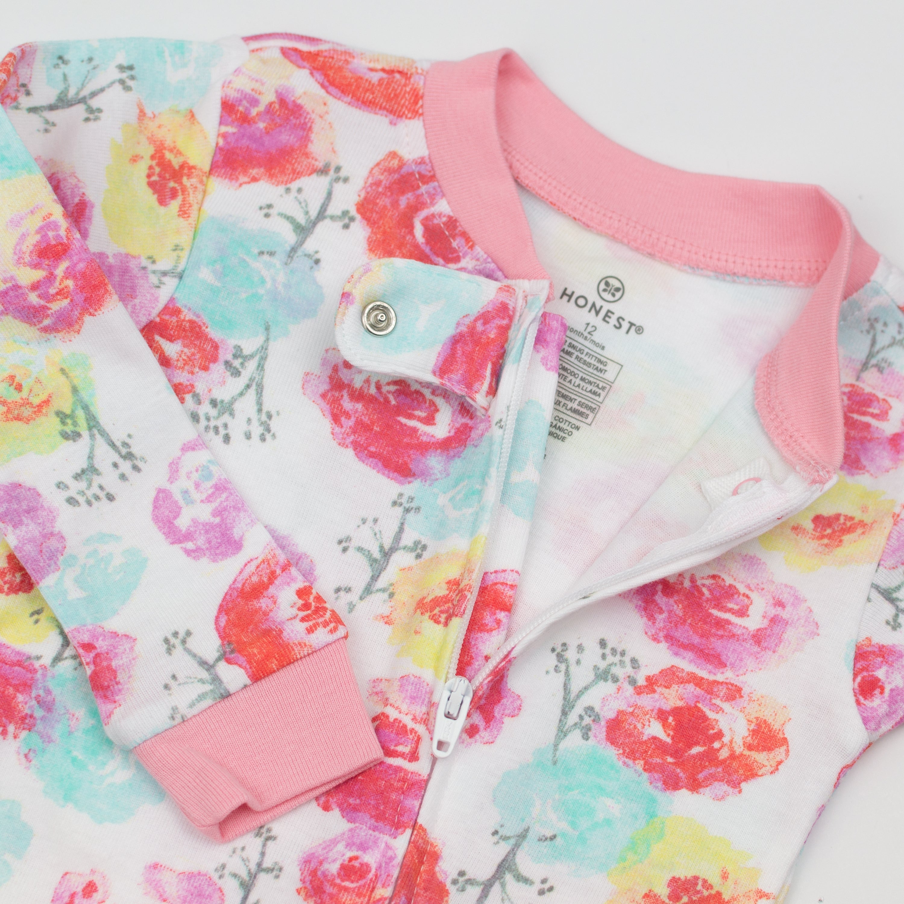 Organic Cotton Snug-Fit Footed Pajamas