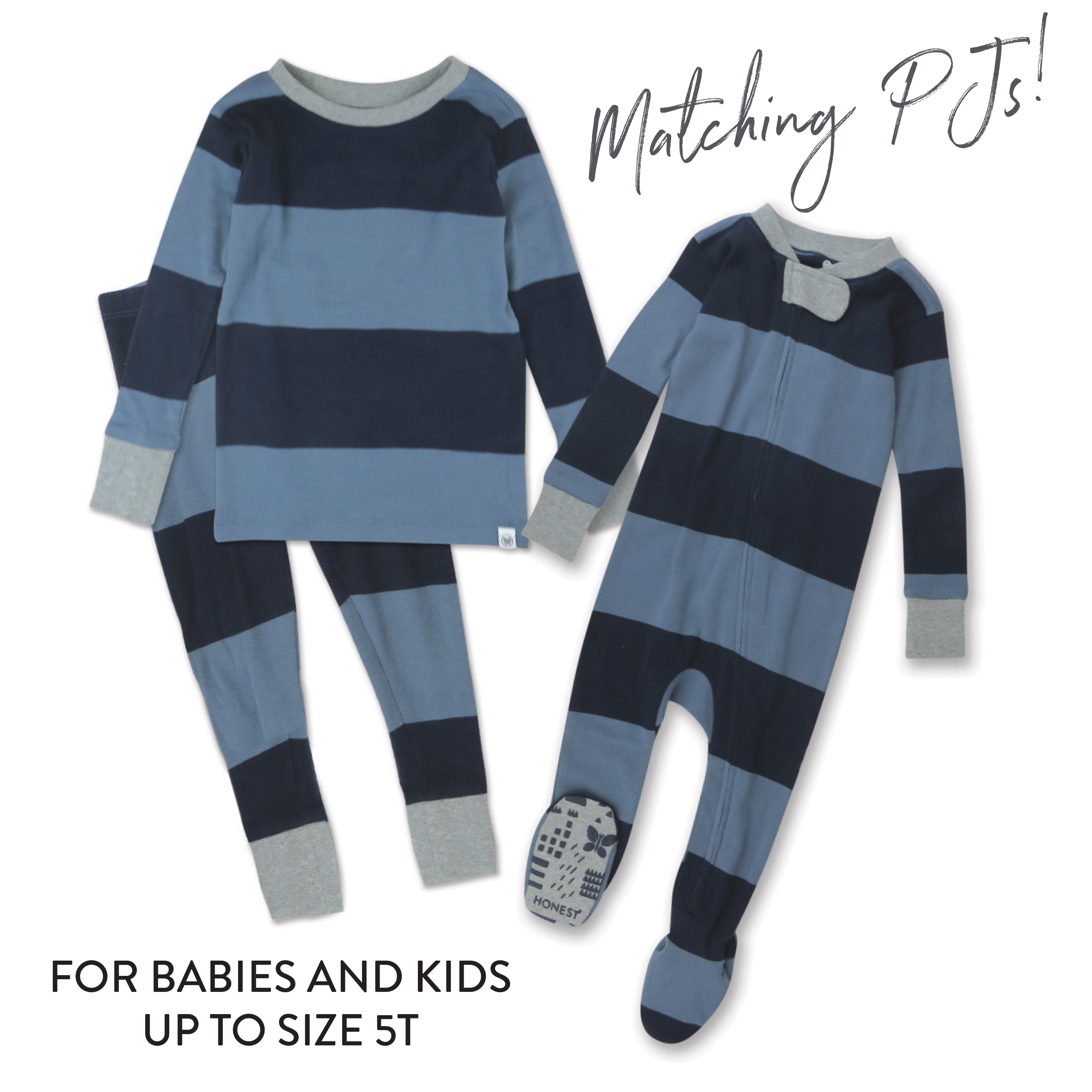 Organic Cotton Snug-Fit Footed Pajamas