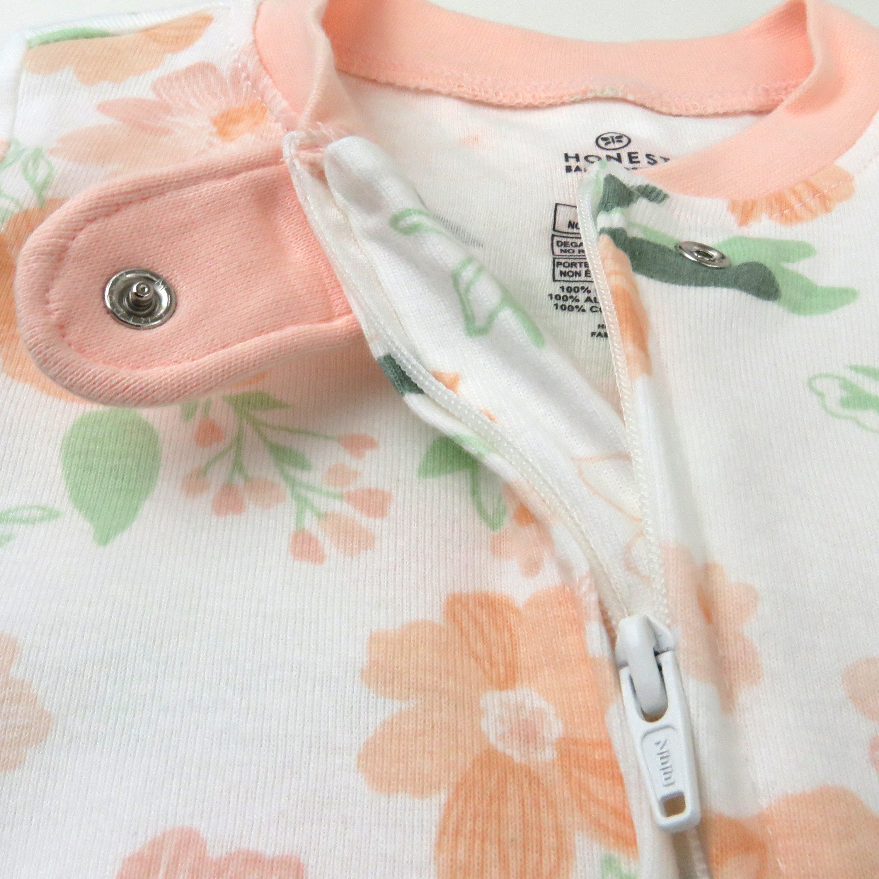 Organic Cotton Snug-Fit Footed Pajamas