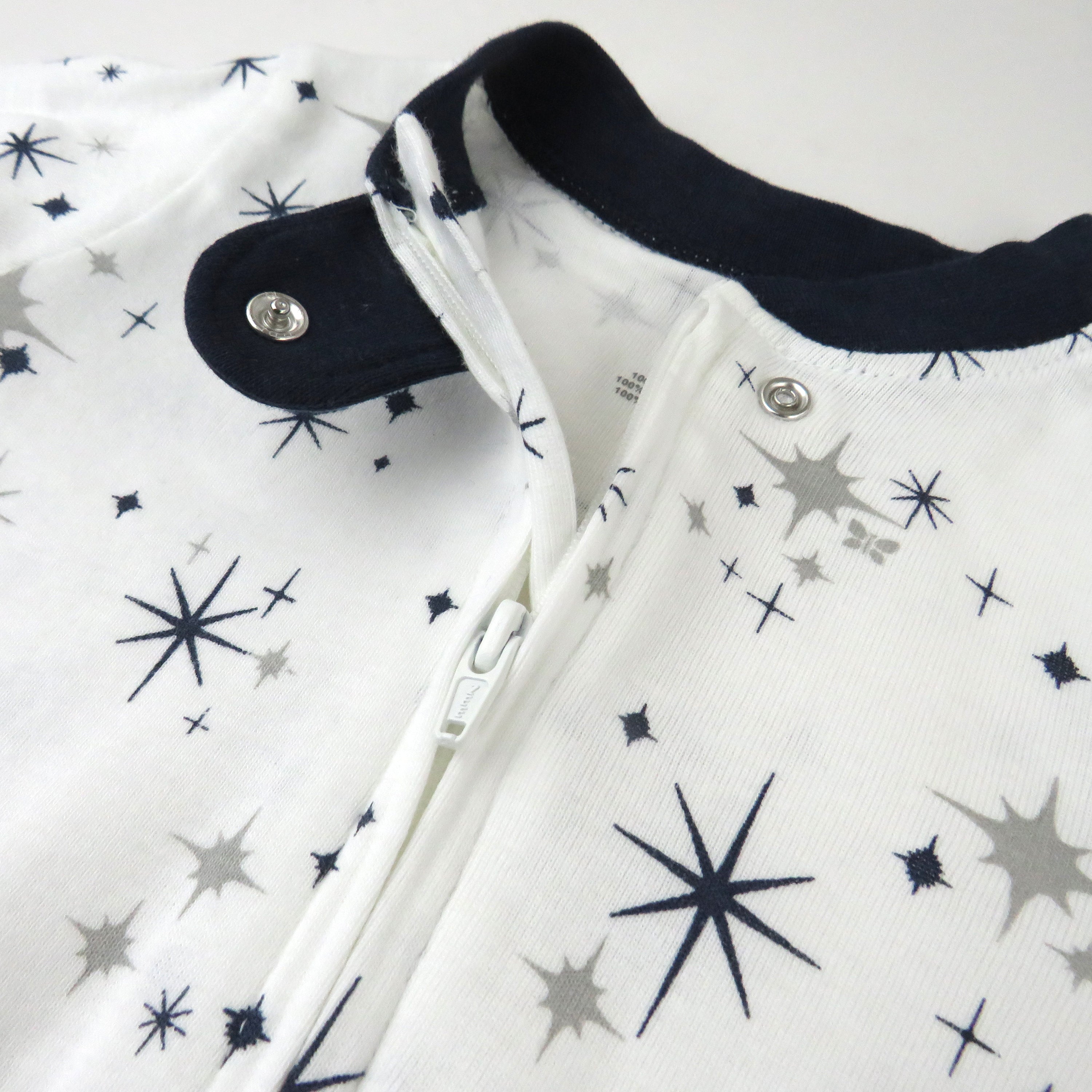 Organic Cotton Snug-Fit Footed Pajamas