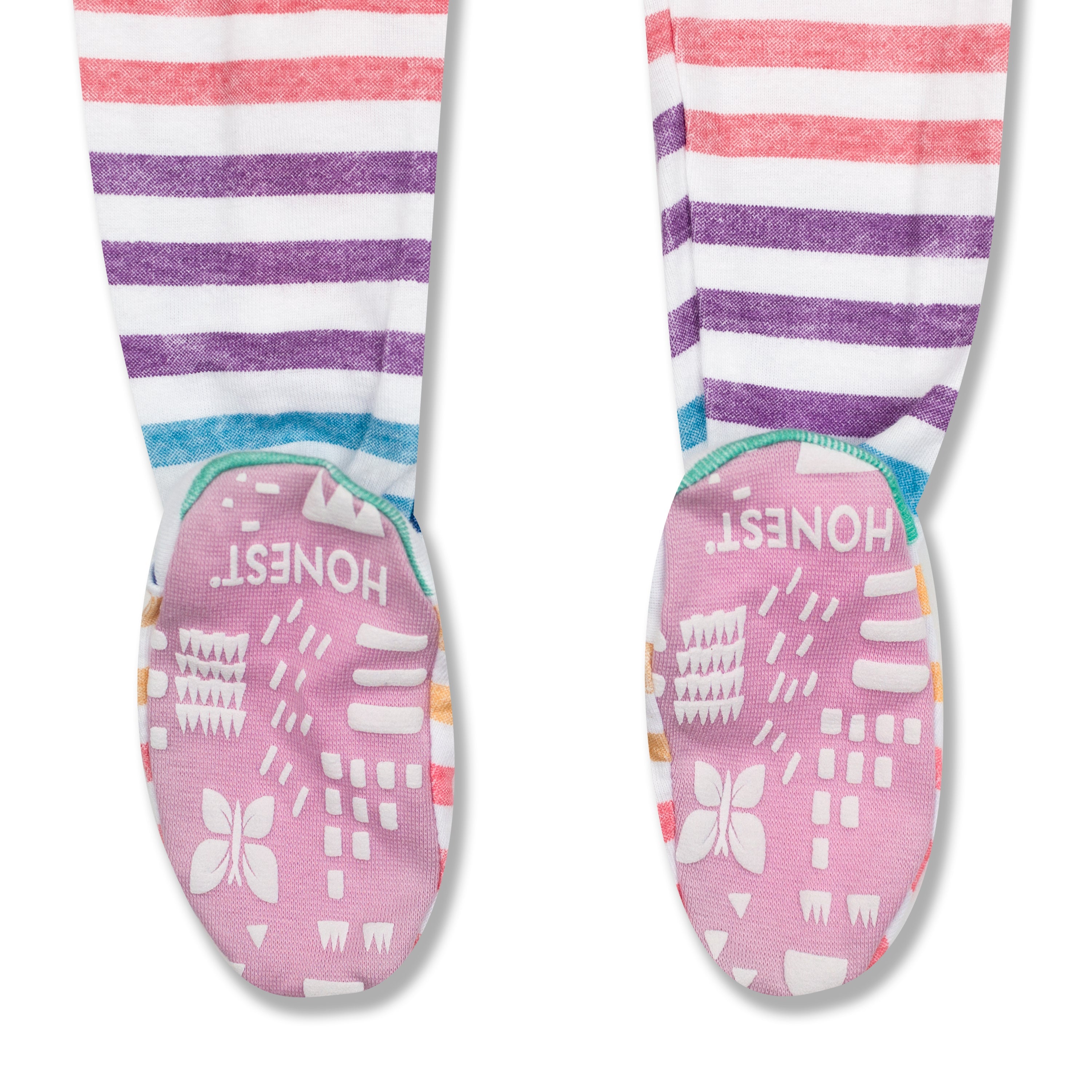 2-Pack Organic Cotton Snug-Fit Footed Pajamas