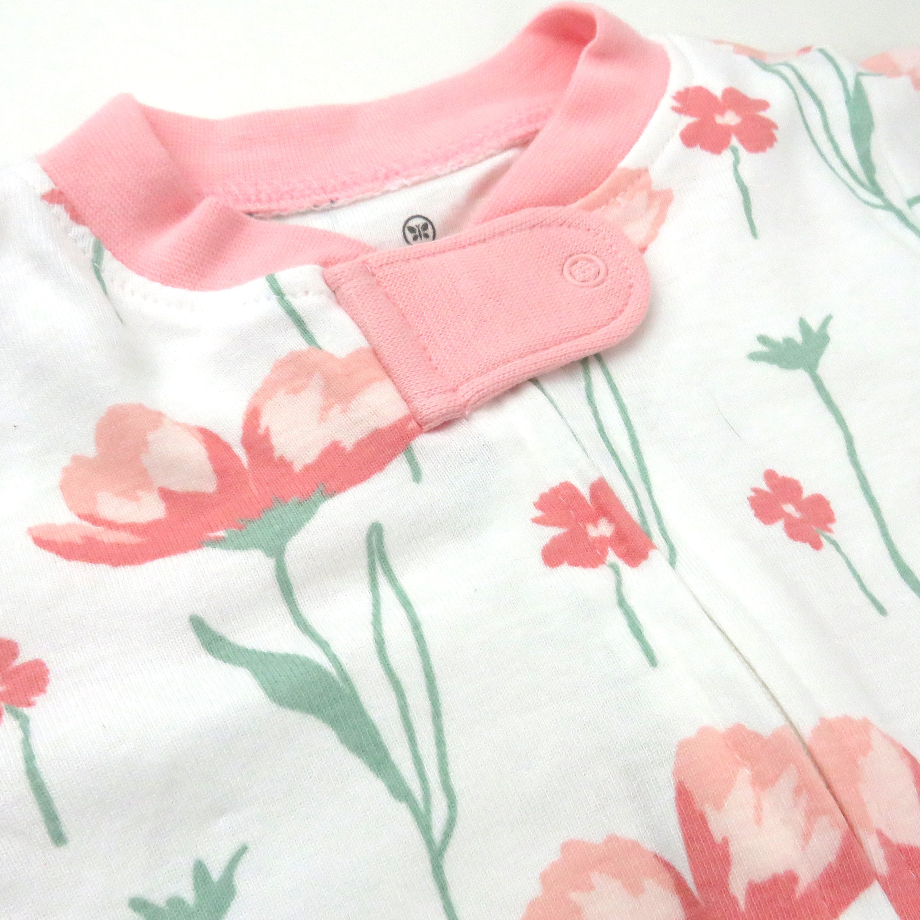 2-Pack Organic Cotton Snug-Fit Footed Pajamas