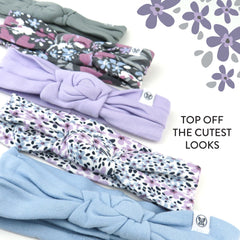 5-Pack Organic Cotton Knotted Headbands